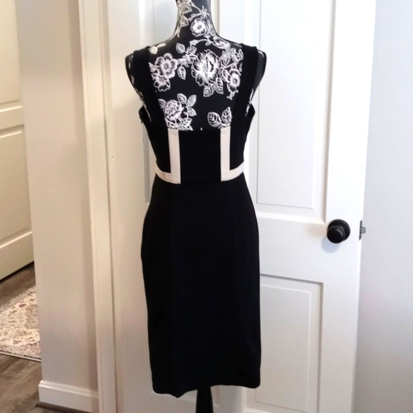 🖤Diane Von Furstenberg🖤 - Black/Ivory Tai Stretch Dress - Picture 2 of 14